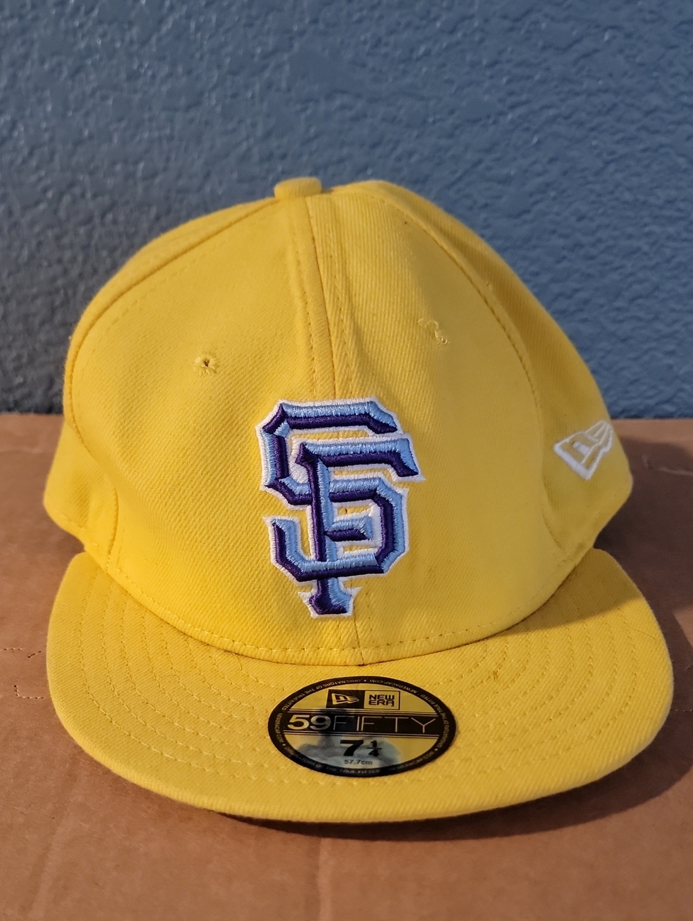 New Era Yellow San Francisco SF 59FIFTY Fitted Hat